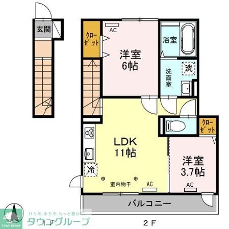 レディアンスDの物件間取画像